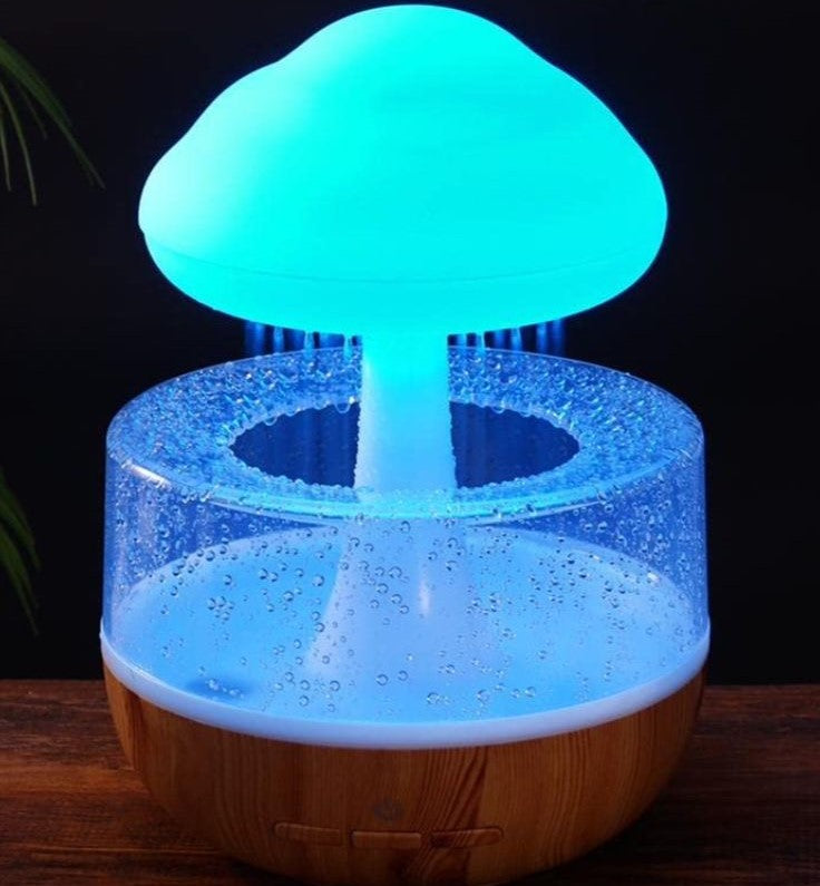 Rechargeable Cloud Rain Aroma Diffuser And LED