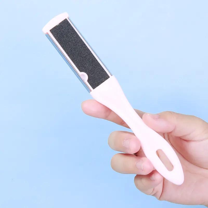 2 in 1 Latest Hot Sale Foot File Pedicure Professional Foot Rasp Hard Skin Remover Tool and Nails   ( Random color)