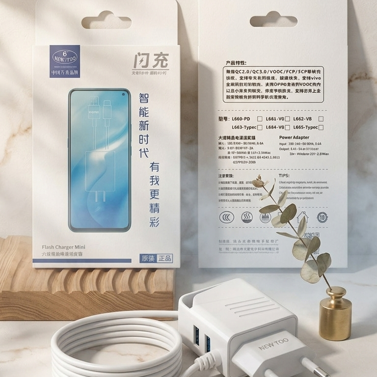 Newtoo Adapter Charger �Fast Charging USB Power Adapter for Smartphones & Devices