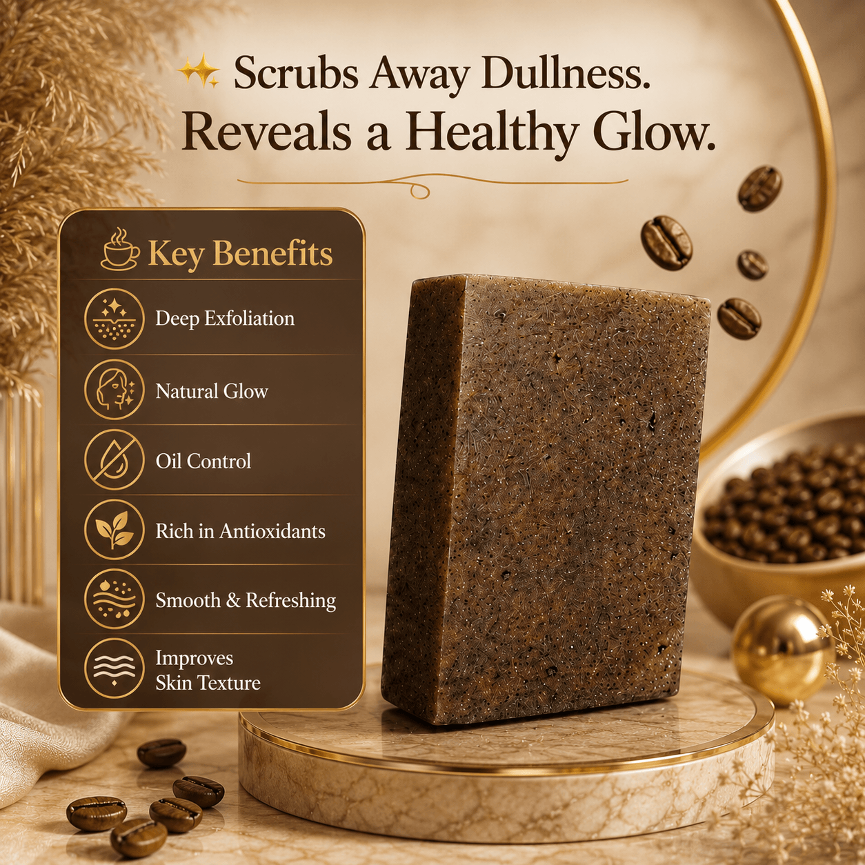 Organic Coffee Exfoliating Soap
