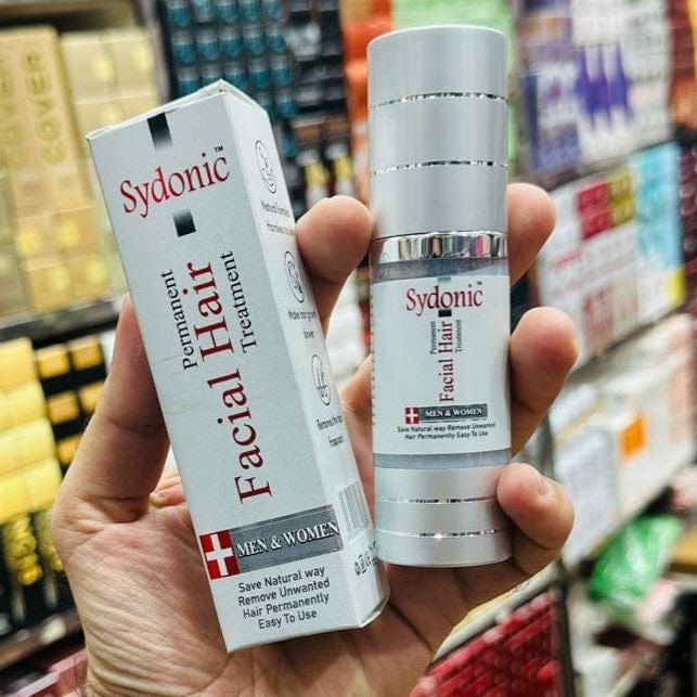 Sydonic Permanent Facial Hair Treatment �30ml | Advanced Hair Reduction Solution for Men & Women