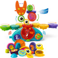 Gears Building Blocks Toy | Puzzle Construction Set | Creative Learning Blocks for Kids 3+ | Boys & Girls