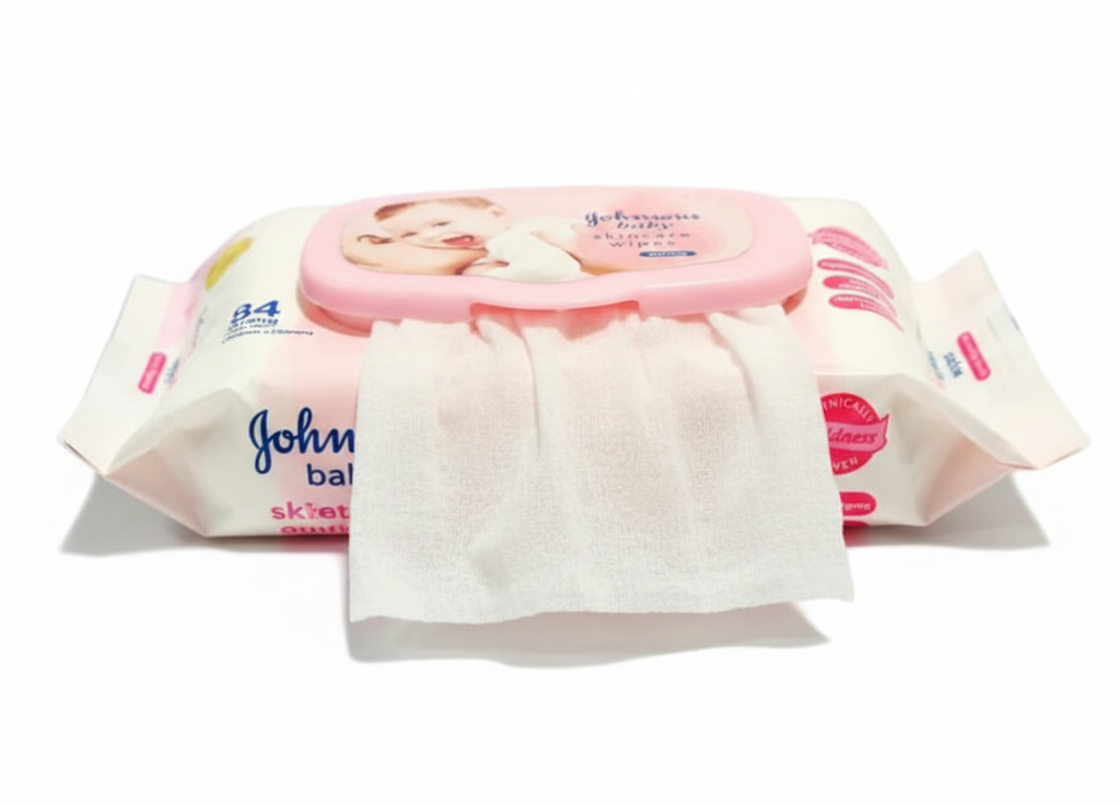 Johnson? Baby Wipes Gentle 84 Pcs �Soft, Alcohol-Free, Dermatologically Tested Wipes for Newborn & Sensitive Skin