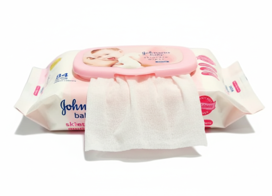 Johnson? Baby Wipes Gentle 84 Pcs �Soft, Alcohol-Free, Dermatologically Tested Wipes for Newborn & Sensitive Skin