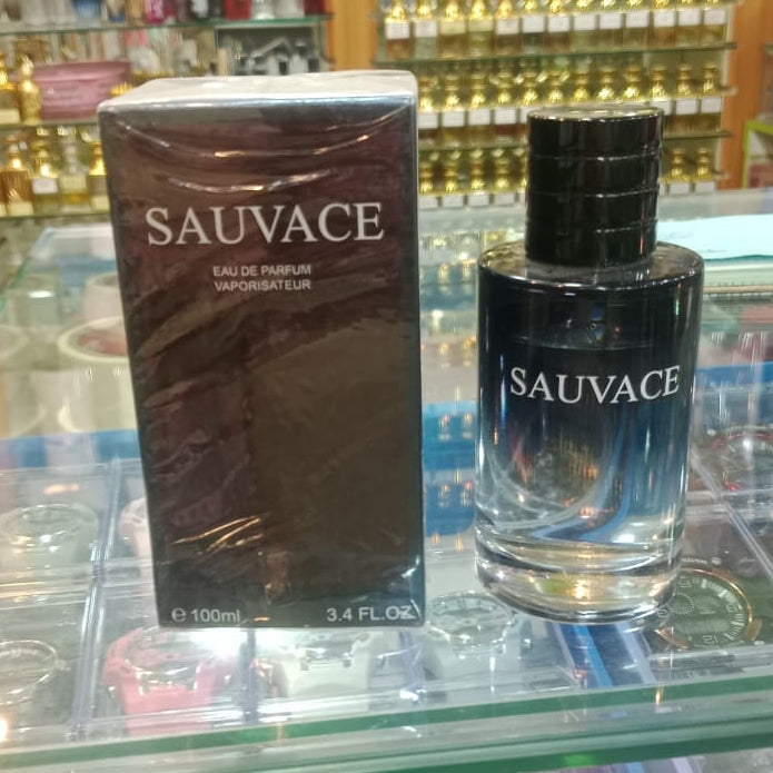 Sauvace Eau De Parfum �Powerful And Masculine Fragrance With Fresh, Spicy, And Woody Notes For A Bold And Timeless Scent Experience (100 ml)