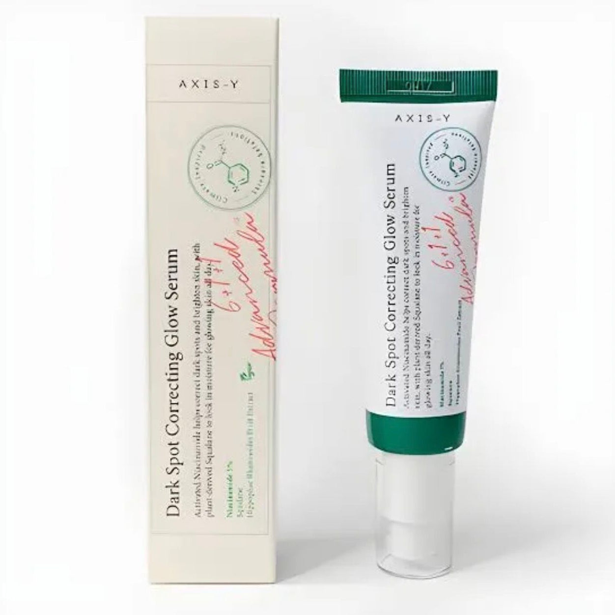 Axis-Y Dark Spot Correcting Glow Serum 30g �Niacinamide Brightening Treatment for Dark Spots & Uneven Skin Tone