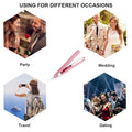 2-in-1 Mini Hair Straightener & Curler �Portable Thermostatic Ceramic Flat Iron for Dry & Wet Hair Styling - Random Color