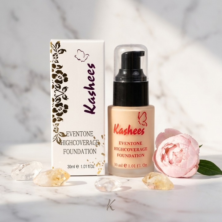 Kashee? Eventone High Coverage Foundation 30ml Long Lasting Smooth Finish Makeup