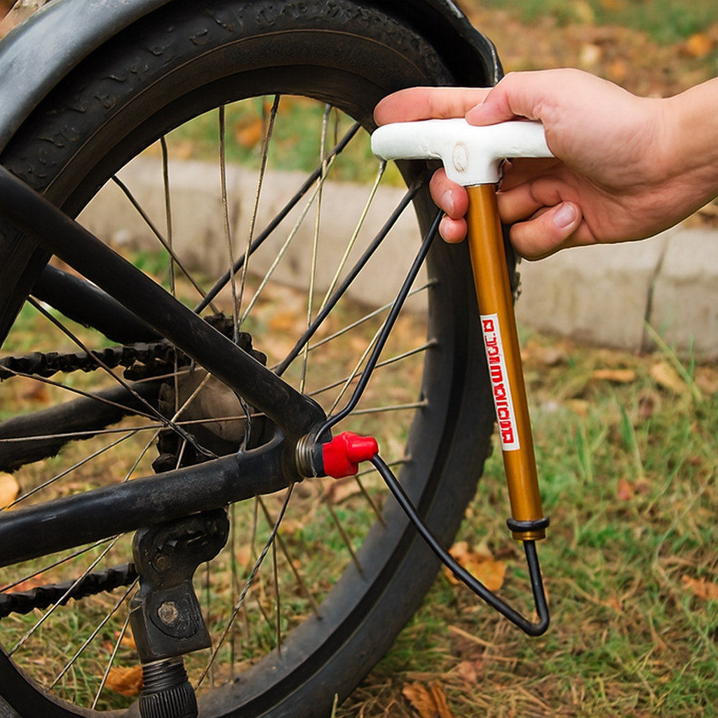 Portable Mini Hand Air Pump �Compact & Durable Air Inflator for Bicycle, Car, Motorbike, Football, Basketball & Other Inflatables