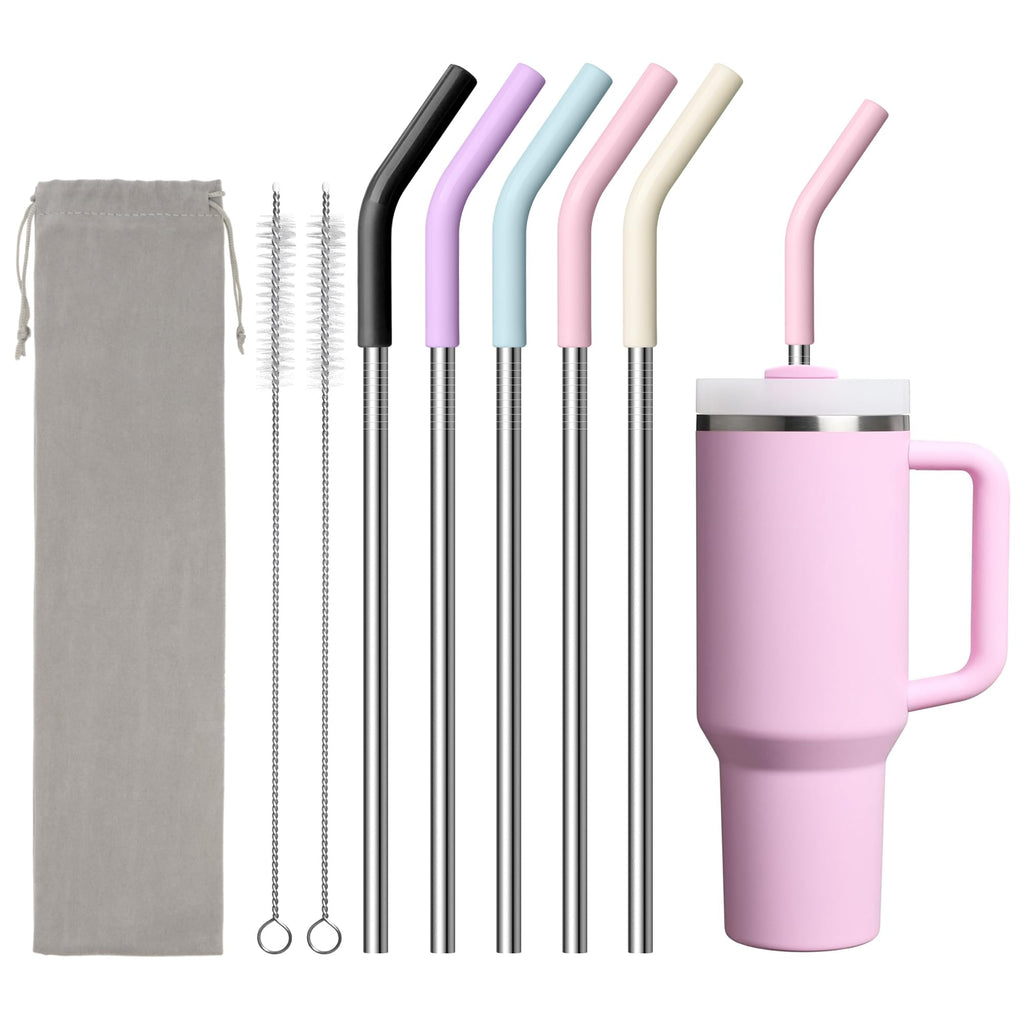 Premium Stainless Steel Straw Reusable Durable Rust Resistant Eco Friendly Drinking Straw For Daily Hydration | Random Color