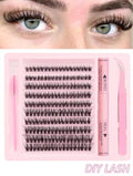 3 In 1 Permanent Eyelash Extension Set Professional Lash Kit | Thick
