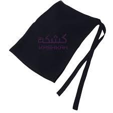 Half Niqab with Patti �Formal Chiffon Face Cover Soft Lightweight Niqab