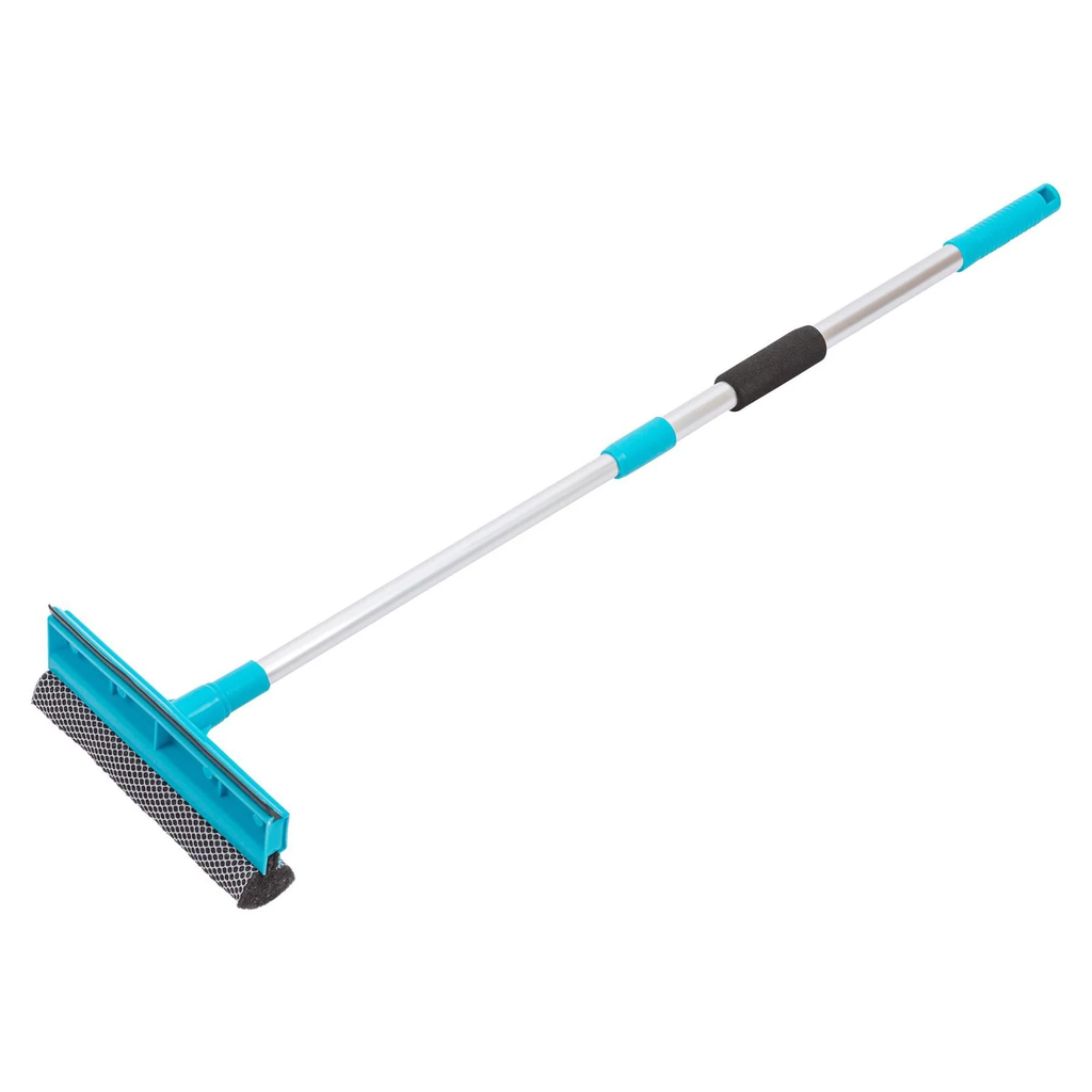 Royal 2-in-1 Window Squeegee with Aluminium Rod Handle �Glass Cleaning Wiper