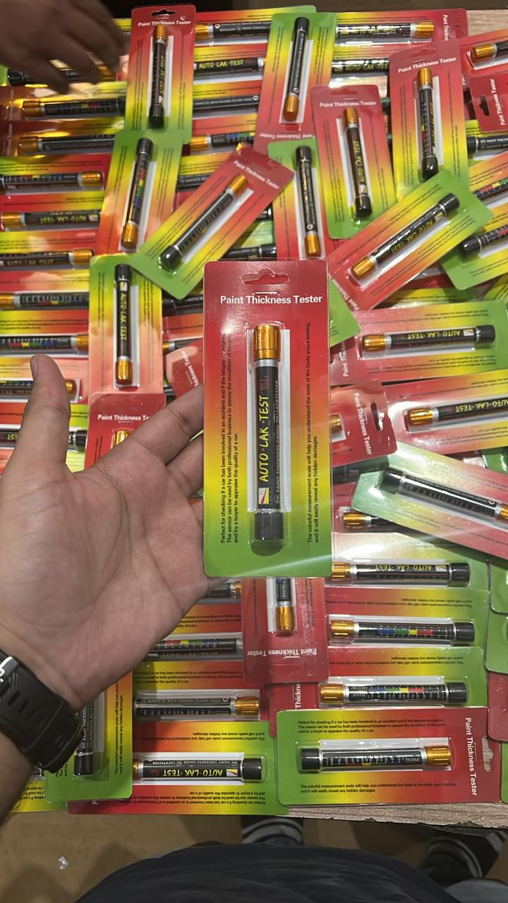 Auto Lak Car Paint Tester Pen �Magnetic Paint Thickness Meter Gauge Car Body Damage Detector & Accident Crash Checker