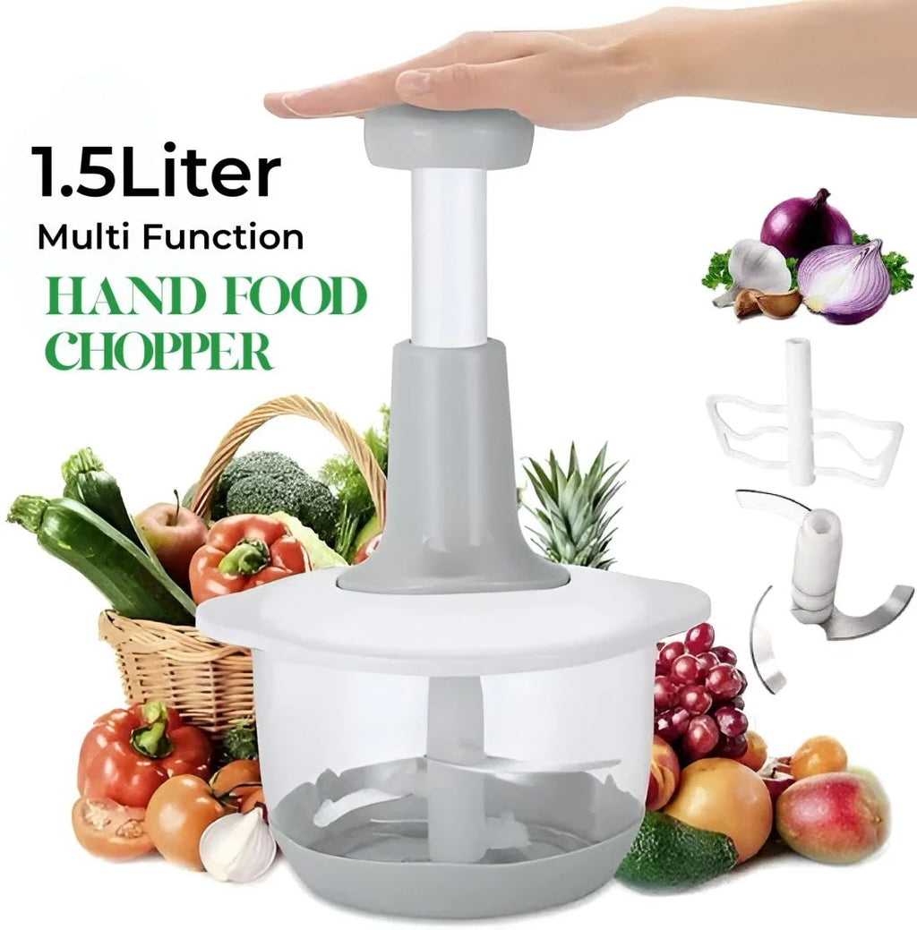Stylish 1.5L Manual Food Chopper