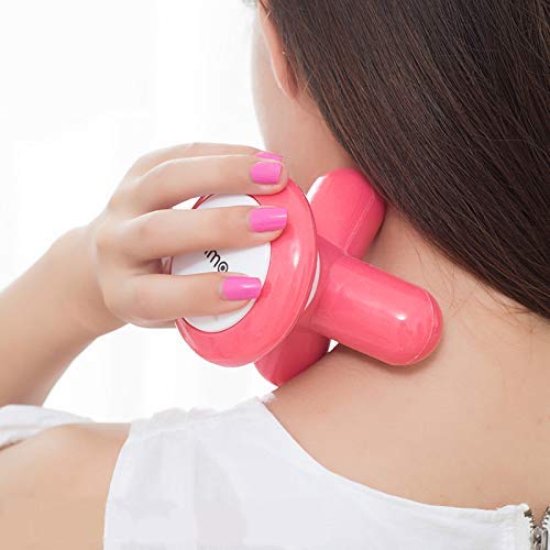 Mimo Mini Hand Electric Body Massager / Mini handy Full Body Massager Machine Portable Handled (random color) (3 AA cell but not include)
