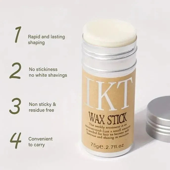 IKT Hair Wax Stick �Strong Hold Styling Gel Cream for Men, Women & Kids, Anti-Frizz & Edge Control