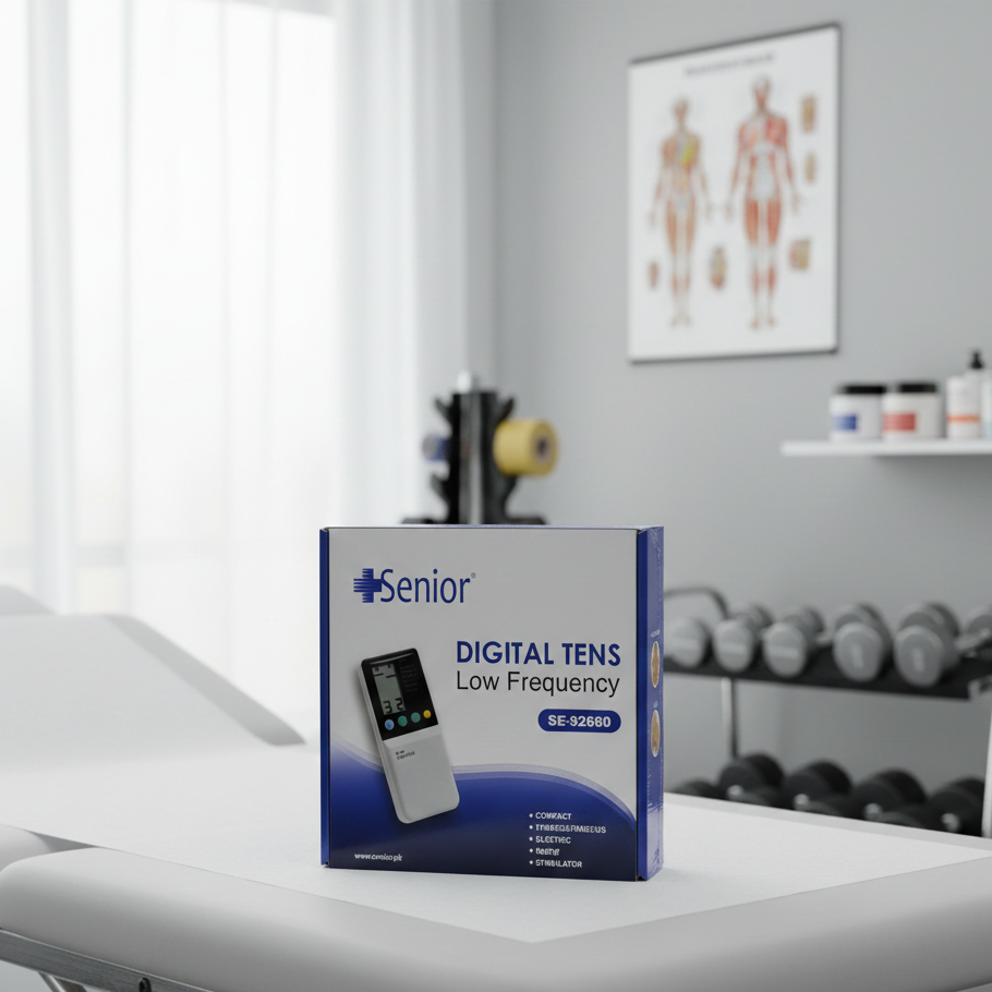 Senior Digital TENS Machine SE-92660 | Dual Channel | LCD Display | 6 Modes | Portable Pain Relief