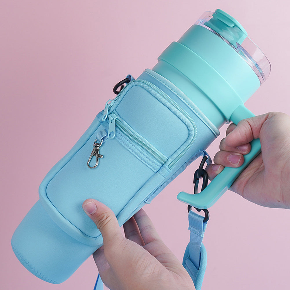 Water Bottle Carrier Bag with Phone Pocket – photo 4