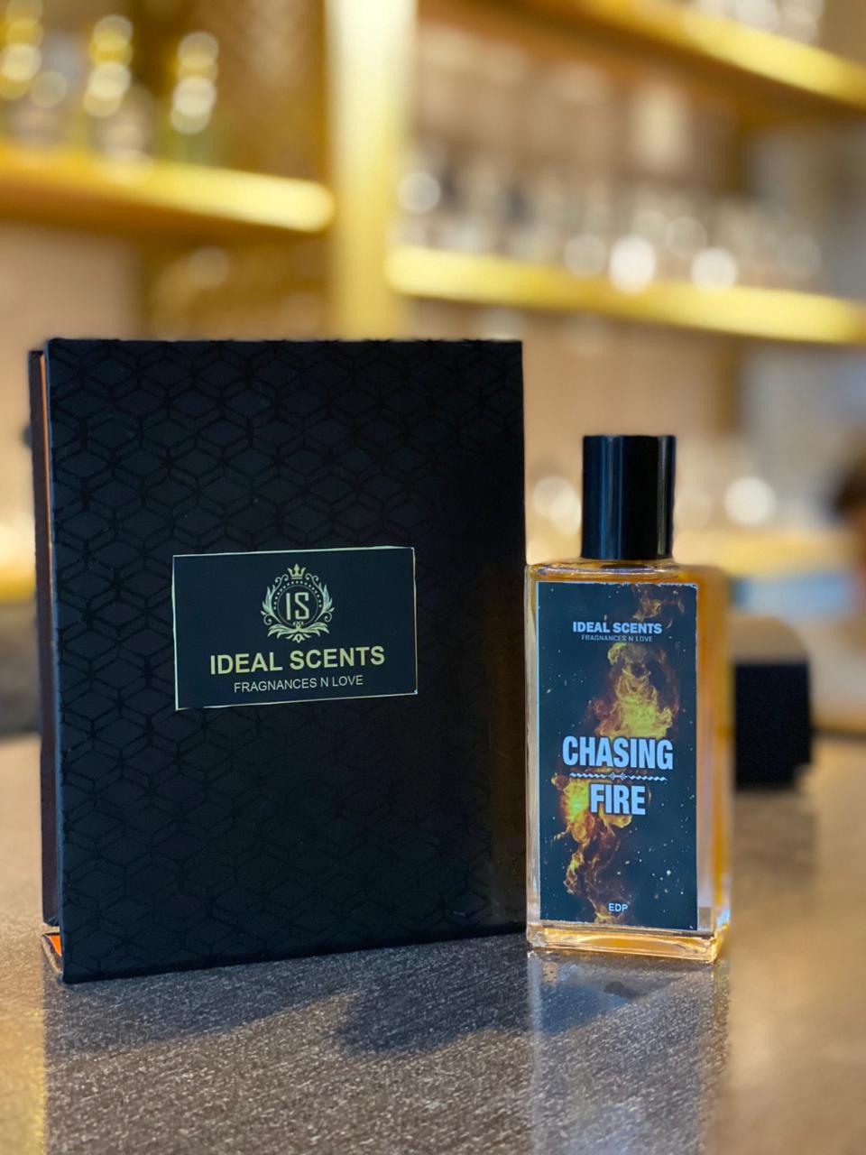 Chasing Fire Fragrance | 50ml | Inspired by Tuscan Leather | Long Lasting 8�0 Hours | Made in Pakistan