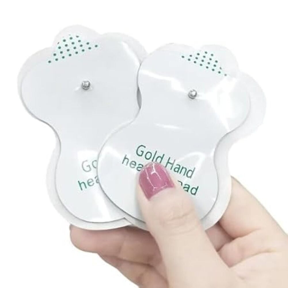 Sticky Button Type Electrode Pads For Digital Epm Tens 4 Pieces High Quality Reusable Therapy Accessories