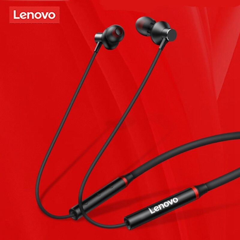 Lenovo Neckband Wireless Bluetooth Earbuds Stereo Earphones