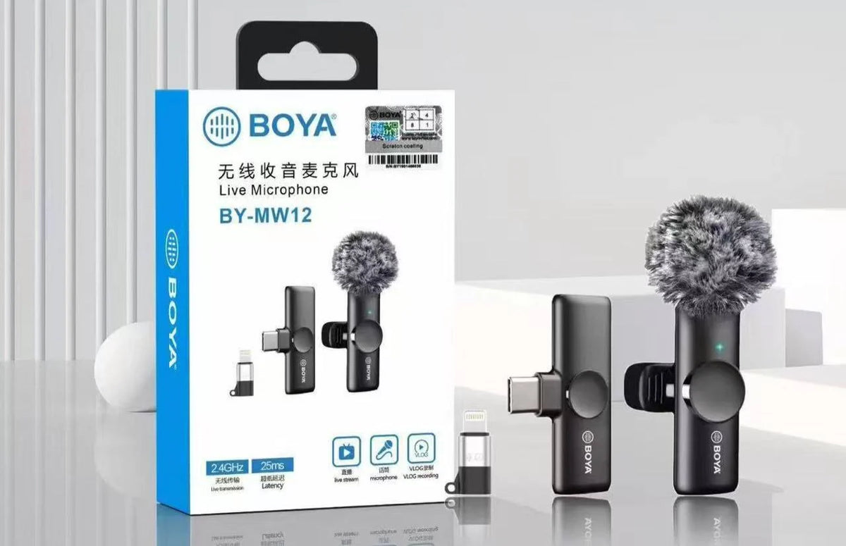 BOYA BY-MW12 / BY-MW13 Wireless Lavalier Microphone – photo 3