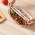 ( 2 in 1 ) stack- up shelf and  disposible food bag   (100 pieces) (random color)