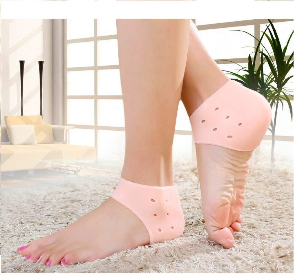 Half Heel Pain Anti-Crack Silicone Set �Unisex Anti-Crack Pain Relief - 01 Pair