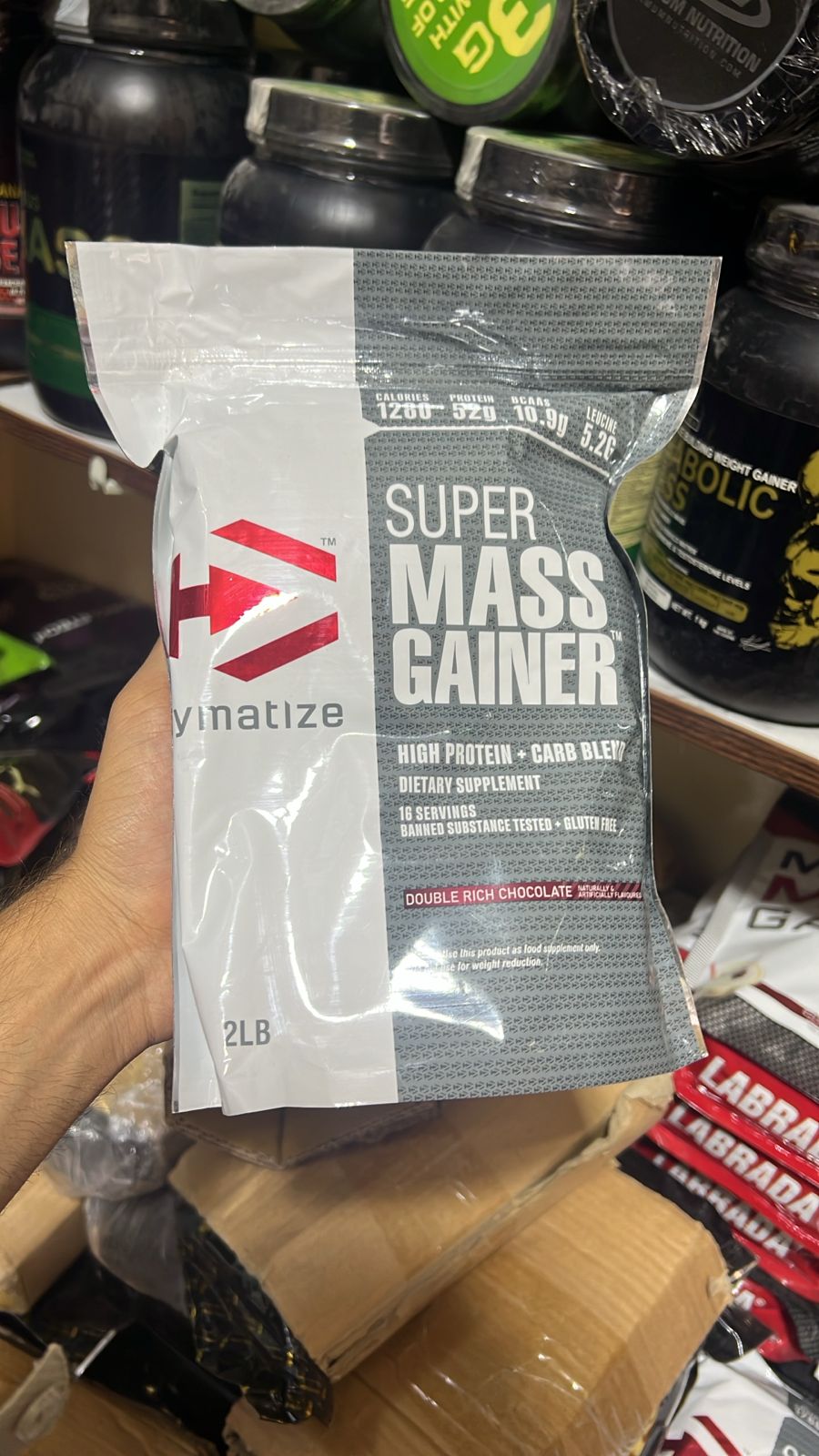 Dymatize Super Mass Gainer High-Calorie Weight Gainer Protein Powder