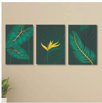 Set Of 3 Sticky Wooden Canvas Frames – photo 1