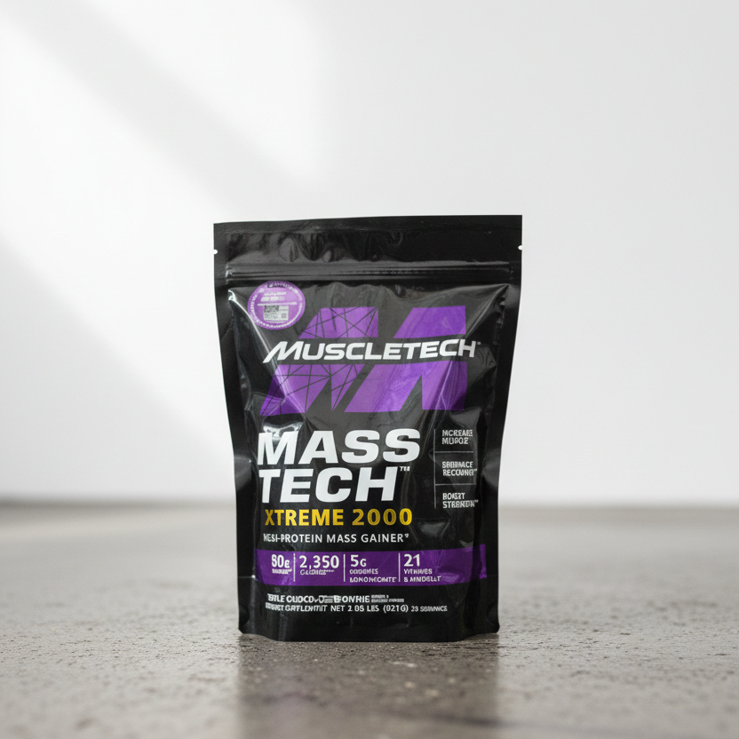 MuscleTech Mass-Tech Extreme 2000 �High-Protein Mass Gainer Supplement for Muscle Growth, Strength & Lean Mass Development - 2lbs