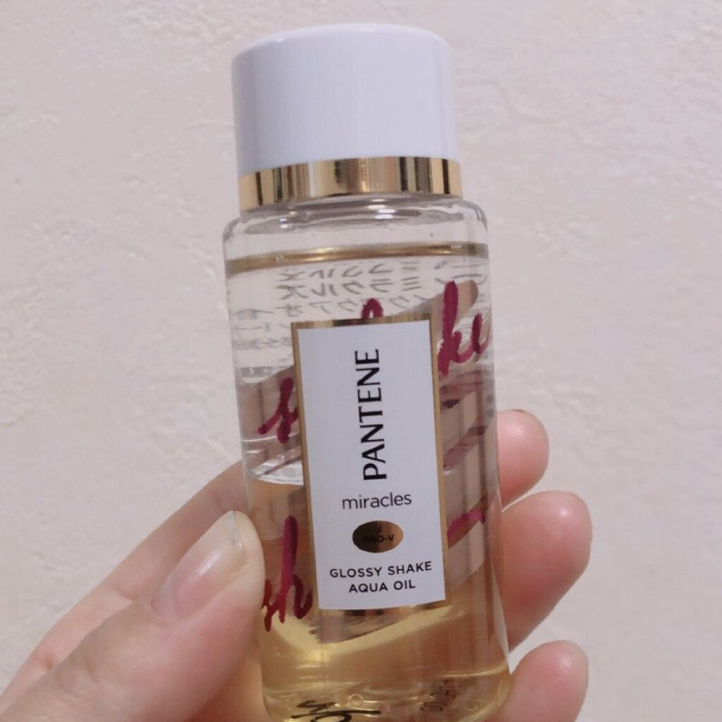 Pantene Original Non-Rinse Treatment, Glossy Shake Aqua Oil �Frizz Control &amp; Hydration Treatment 49 ml