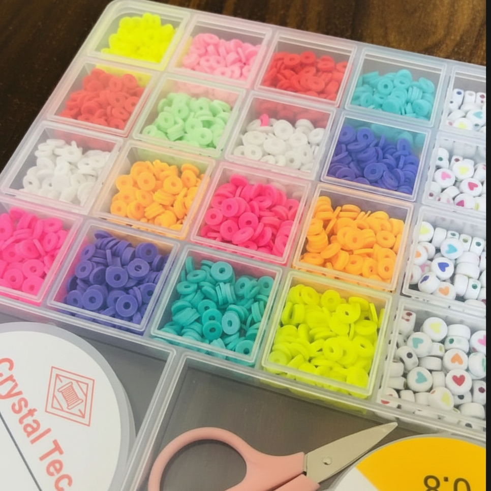 DIY Beads Box �Colorful Beads Set for Necklace & Jewelry Making