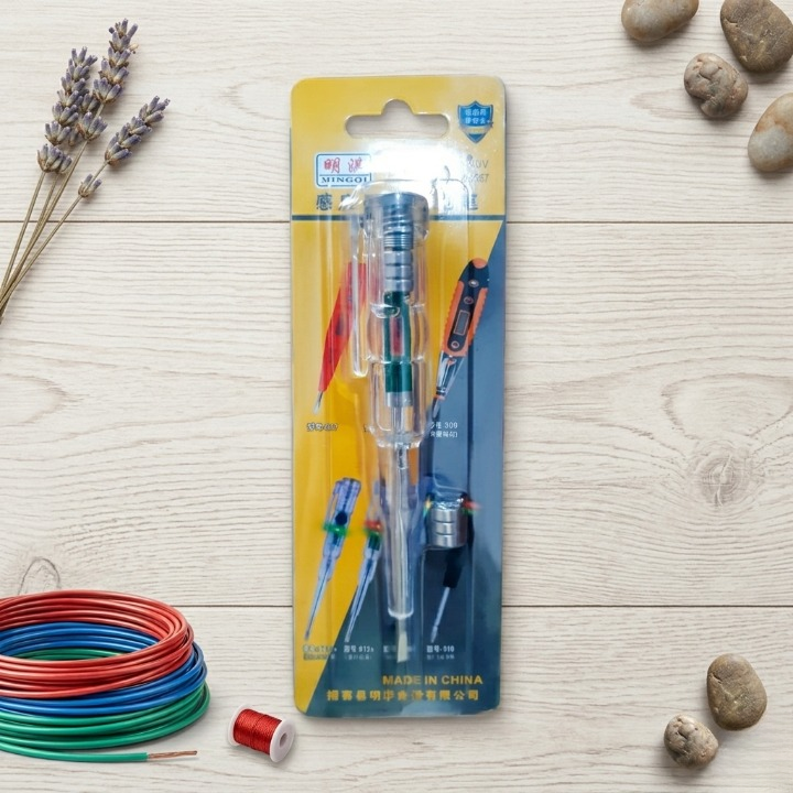 MINGQI High-Precision Electrical Voltage Tester �Professional Insulation Circuit Test Pen with LED Indicator �Safety Tool