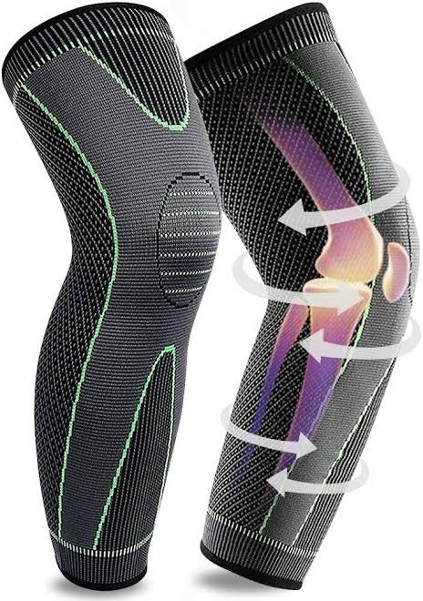 Knee Compression Support Sleeve �Elastic Knee Brace for Pain Relief, Sports Protection & Joint Stability - 1Pc