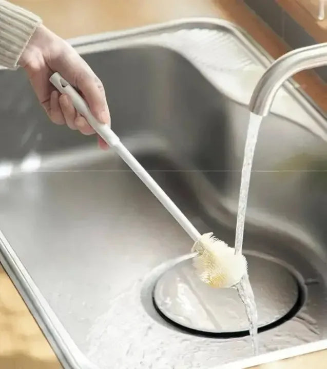 Silicone Long Handle Cleaning Brush for Deep Mug and Bottle Washing