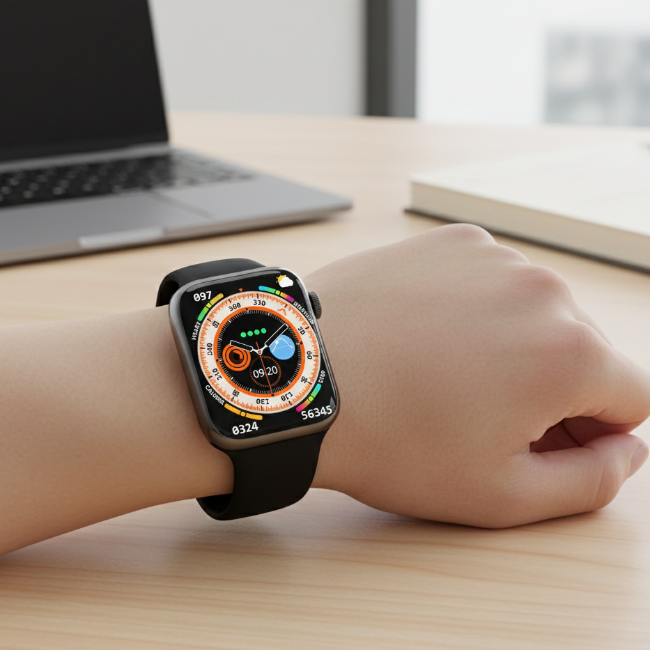 HOTTU Smart Watch Hot 8 Pro ? | 2.02" HD IPS LED Display | Water Resistant | Heart Rate & Music Control | Android Compatible