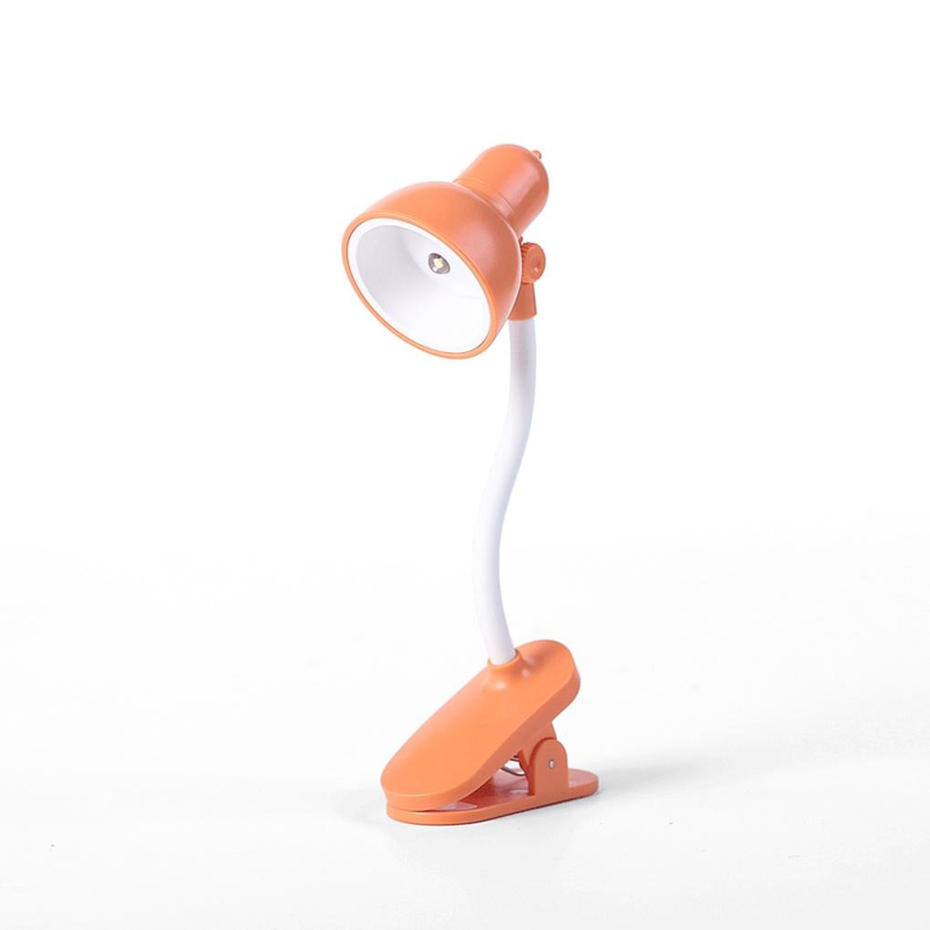 Portable LED Reading Lamp With Clip - Lightweight Flexible Night Book Light For Eye Care Comfortable Bedtime Reading And Travel (Random Color)