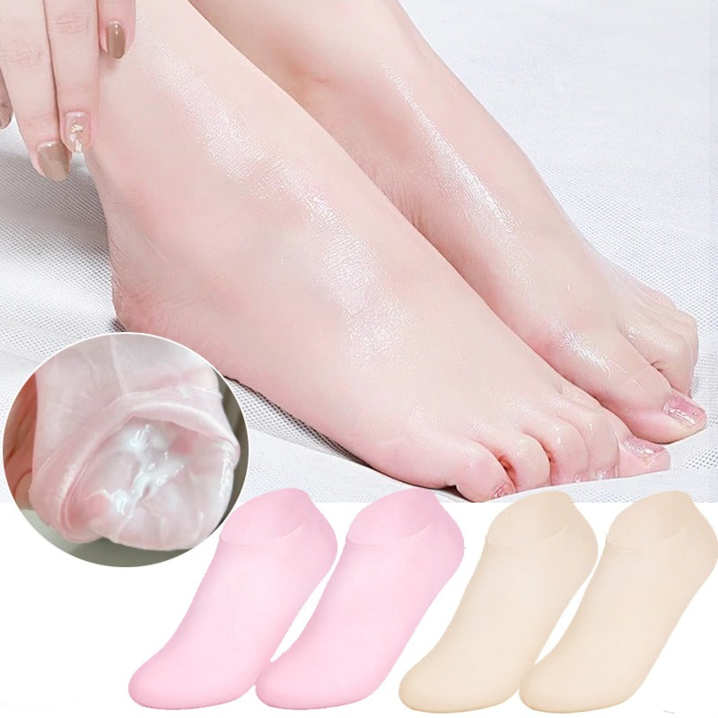 High Quality Silicone Foot Care Socks �Anti-Cracking Moisturizing Gel Socks 62gram (1 Pair)