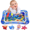Inflatable Water Play Mat �Premium Baby Toy for Infants & Toddlers (3�4 Months), Muscle Strengthening & Sensory Development, 27.4x21.5x2.2 inch (Random Color)