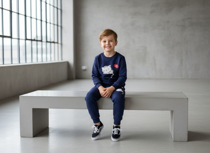 Sweatshirt & Pajama Trouser Tracksuit for Kids | Winter Warm Fleece Clothing Set Outfit for Boys & Girls �Cozy & Stylish small