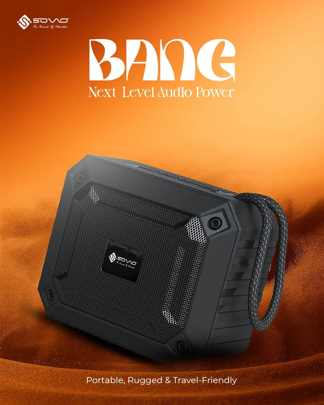 SOVO Bang SBS-506 Bluetooth Speaker �Powerful Bass Wireless Portable Speaker with HD Sound �Built-in Microphone for Hands-Free Calls