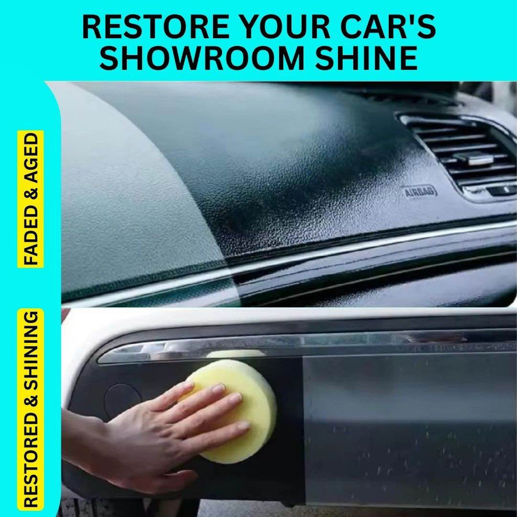 THREE GUYS Plastic & Trim Restorer 250ml | German Engineered | Restores Faded Plastic, Trim & Bumpers