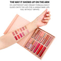 12 Colors HANDAIYAN Matte Liquid Lipstick Set – photo 1