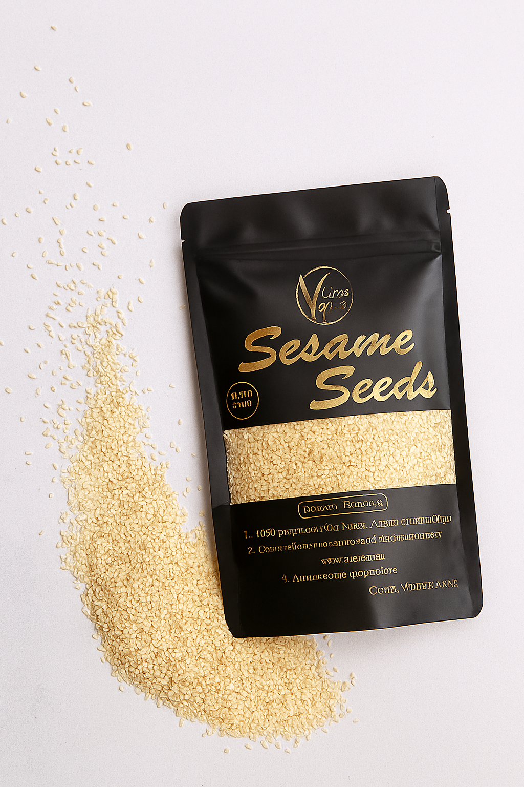Pure Sesame Seeds �Nutrient-Rich Superfood for Cooking, Baking & Wellness (250g)