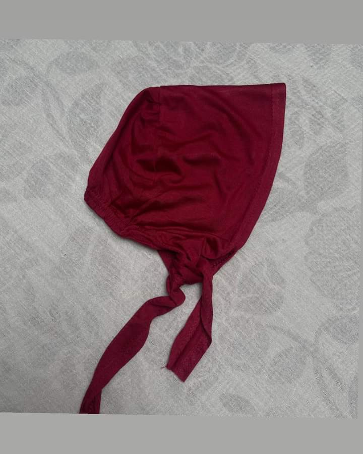 Pack of 12 tube hijab caps plain hijab caps (random color)