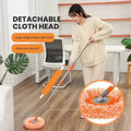 360? Rotating Microfiber Mop | Extendable Handle Telescopic Floor Cleaning Mop | Sunflower Round Mop For Home, Office And Car Screen