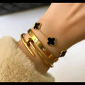 Stainless Steel 3 Piece Bracelet And Bangle