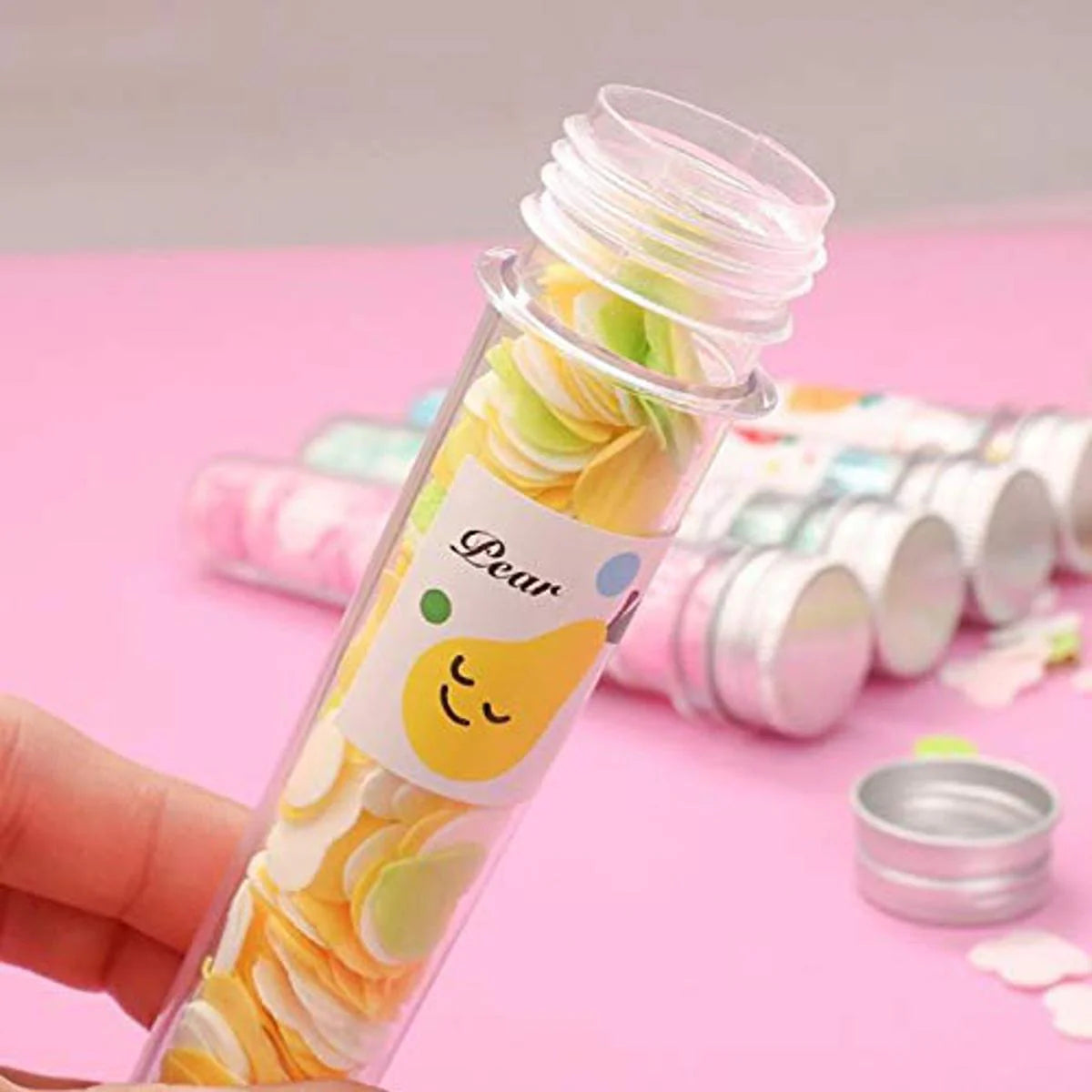120pcs Disposable Paper Flower Soap Tube �Portable Handwash Sheets for Kids & Adults | Travel-Friendly Pocket Soap Flakes